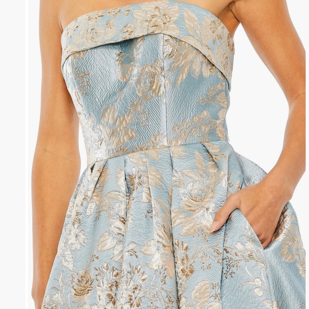 Mac Duggall strapless dress